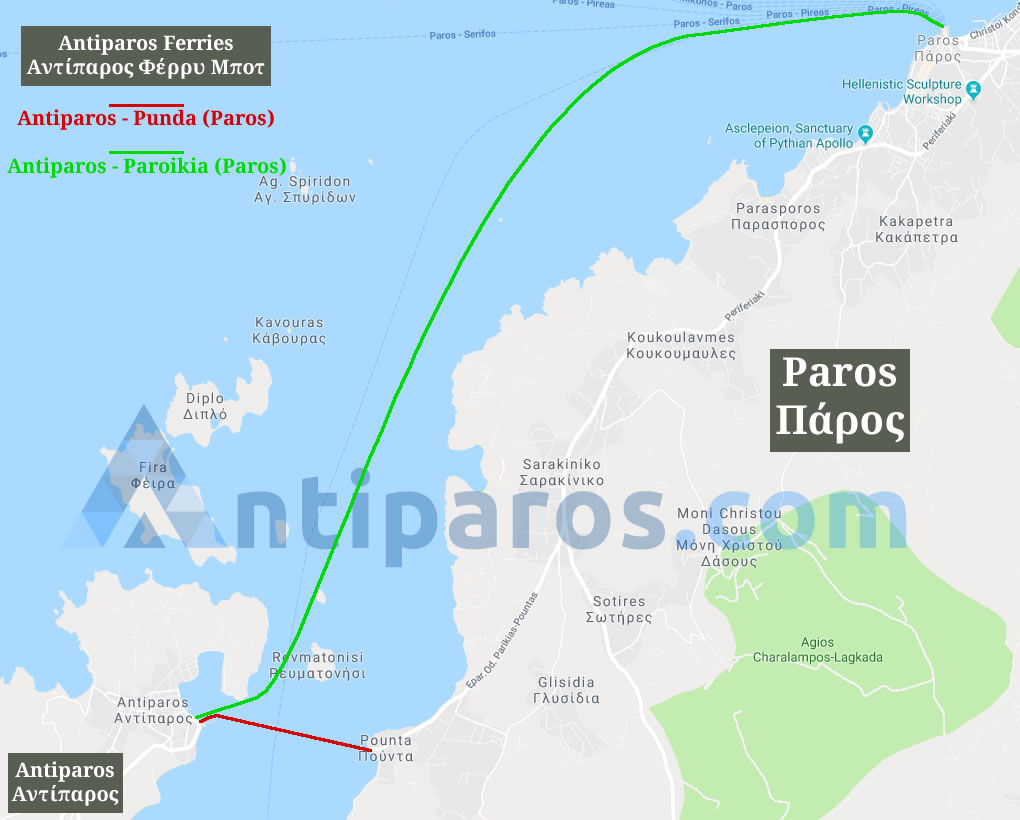 ferry paros to athens